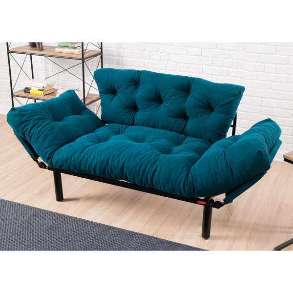 Bless international 61'' Upholstered Futon Wayfair